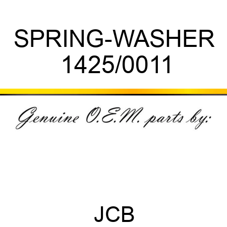 SPRING-WASHER 1425/0011