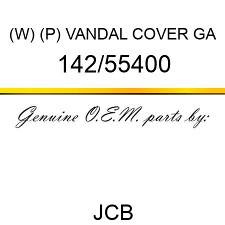 (W) (P) VANDAL COVER GA 142/55400