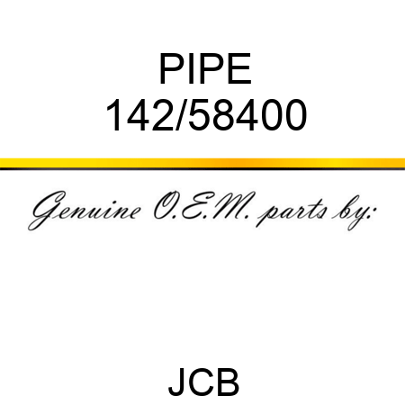 PIPE 142/58400