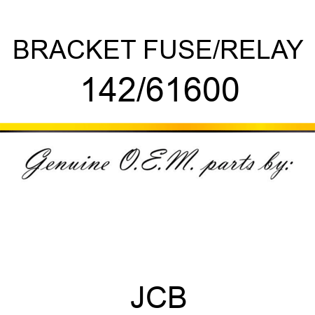 BRACKET FUSE/RELAY 142/61600