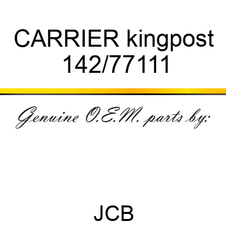 CARRIER kingpost 142/77111