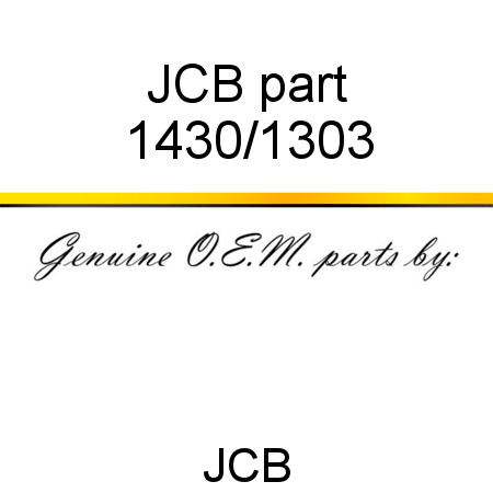 JCB part 1430/1303