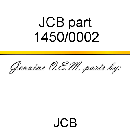 JCB part 1450/0002