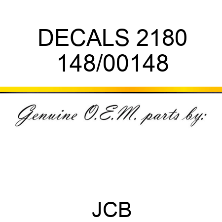 DECALS 2180 148/00148
