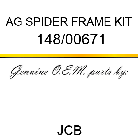 AG SPIDER FRAME KIT 148/00671