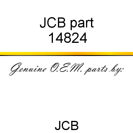 JCB part 14824