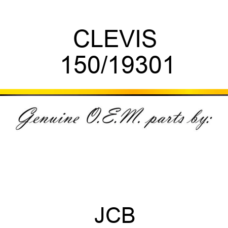 CLEVIS 150/19301