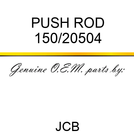 PUSH ROD 150/20504