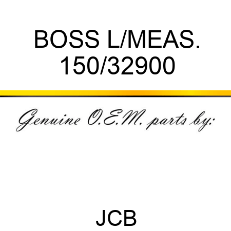 BOSS L/MEAS. 150/32900