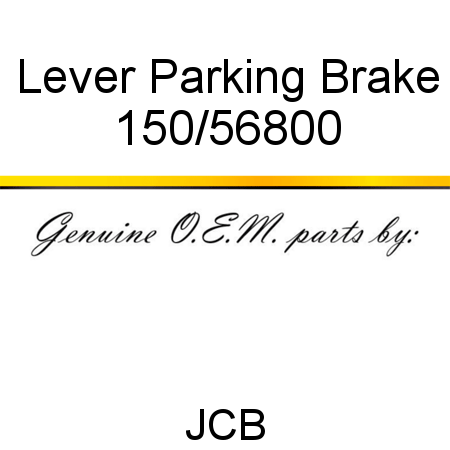 Lever, Parking Brake 150/56800
