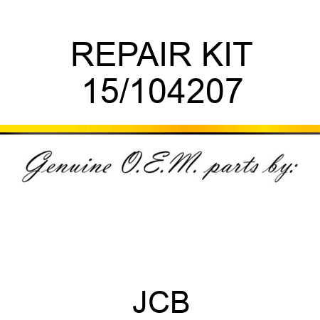 REPAIR KIT 15/104207