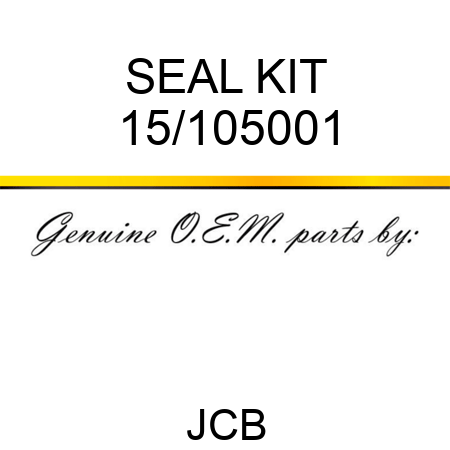 SEAL KIT 15/105001