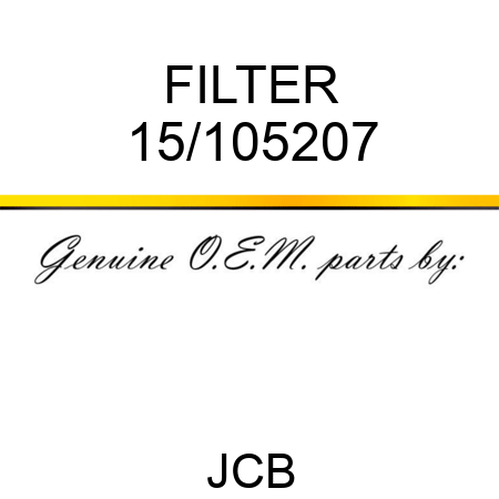 FILTER 15/105207