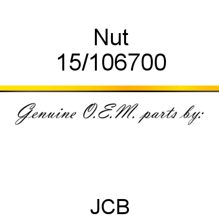 Nut 15/106700