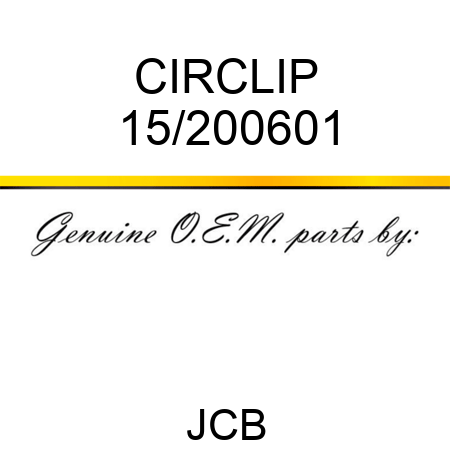 CIRCLIP 15/200601