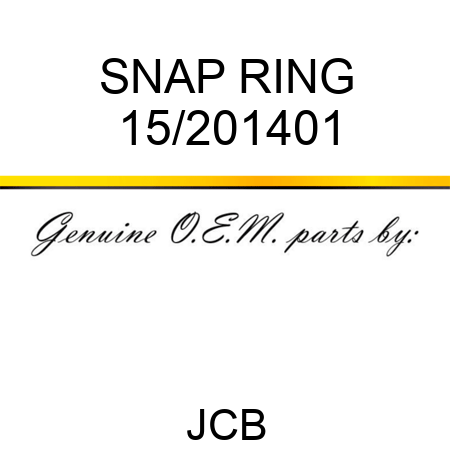 SNAP RING 15/201401