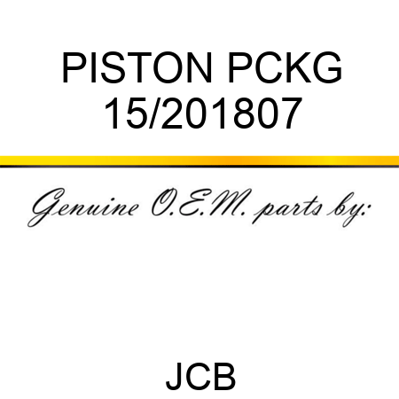 PISTON PCKG 15/201807