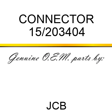 CONNECTOR 15/203404