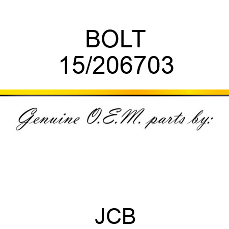 BOLT 15/206703