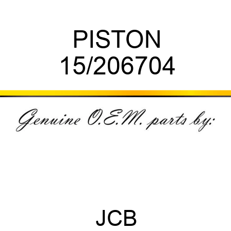PISTON 15/206704