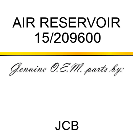 AIR RESERVOIR 15/209600