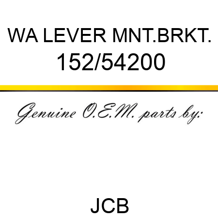 WA LEVER MNT.BRKT. 152/54200