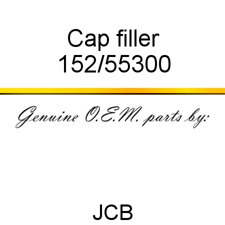 Cap, filler 152/55300