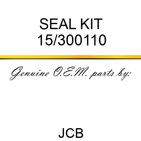 SEAL KIT 15/300110