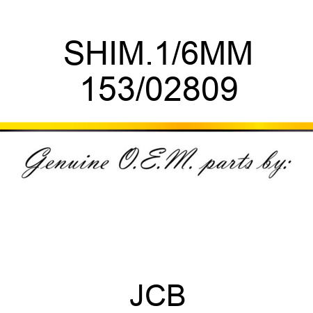 SHIM.1/6MM 153/02809