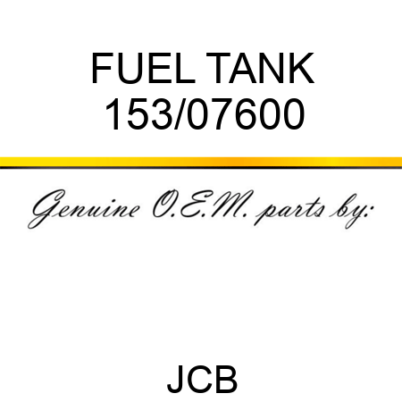FUEL TANK 153/07600