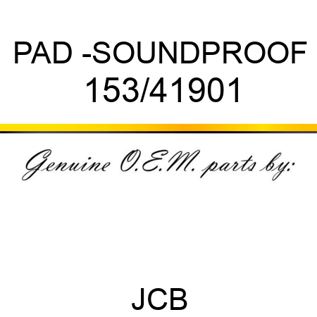 PAD -SOUNDPROOF 153/41901