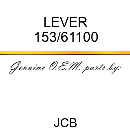 LEVER 153/61100