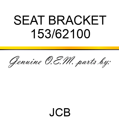 SEAT BRACKET 153/62100