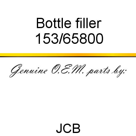 Bottle, filler 153/65800