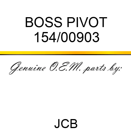BOSS PIVOT 154/00903