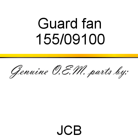 Guard, fan 155/09100