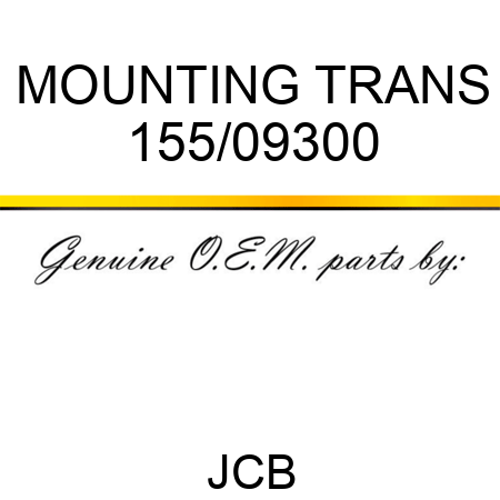 MOUNTING TRANS 155/09300