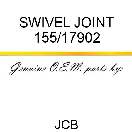 SWIVEL JOINT 155/17902