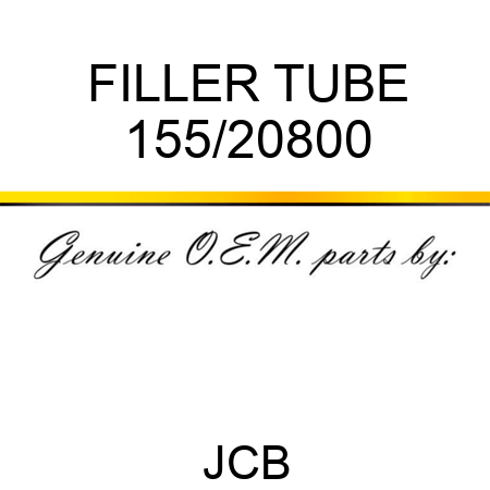 FILLER TUBE 155/20800