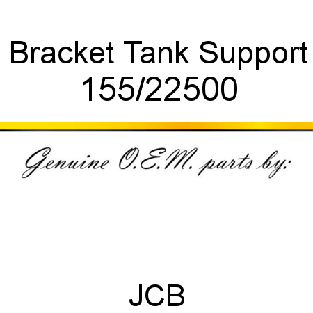 Bracket, Tank, Support 155/22500