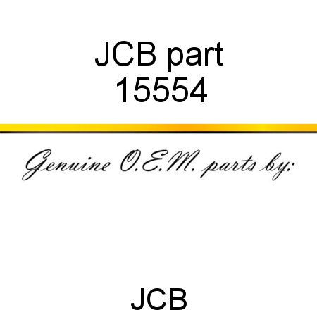 JCB part 15554