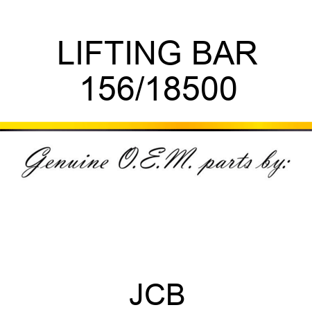 LIFTING BAR 156/18500