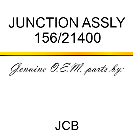 JUNCTION ASSLY 156/21400