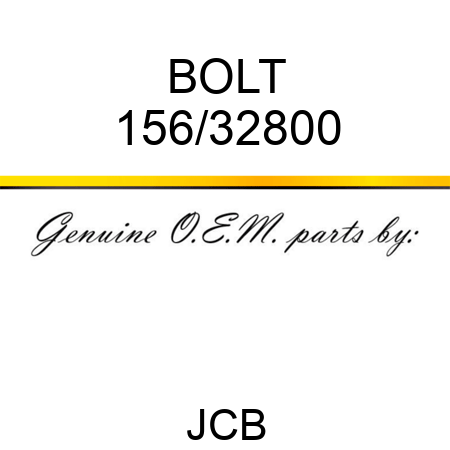 BOLT 156/32800