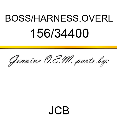 BOSS/HARNESS.OVERL 156/34400