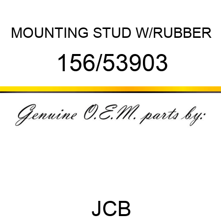 MOUNTING STUD W/RUBBER 156/53903