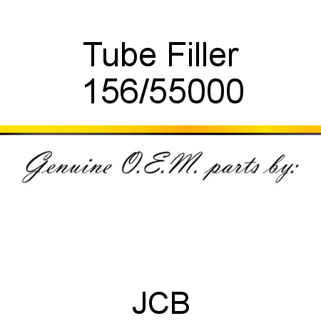 Tube, Filler 156/55000