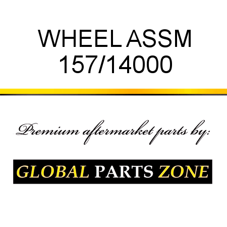 WHEEL ASSM 157/14000