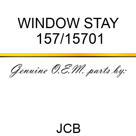 WINDOW STAY 157/15701