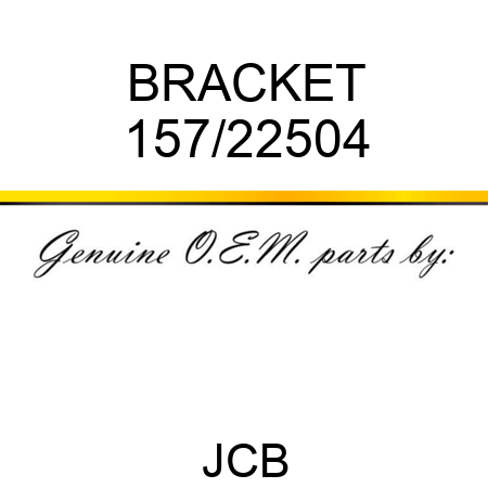 BRACKET 157/22504